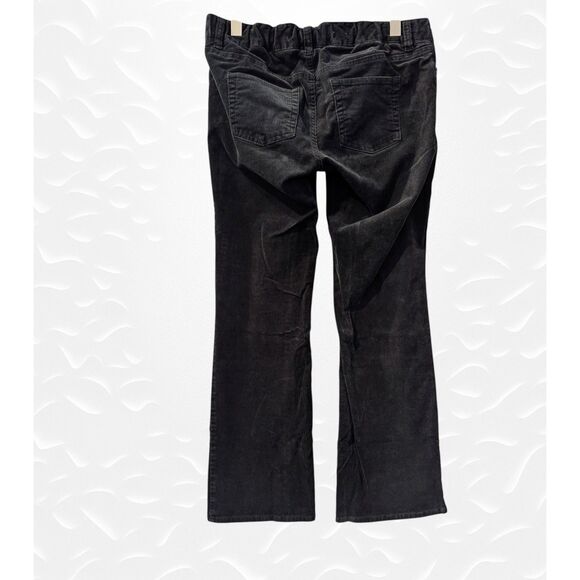 Old Navy Maternity corduroy black elastic waist stretch pants   Sz S - Picture 2 of 11